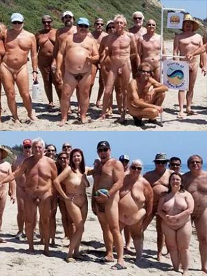 Glassbar playa nudista